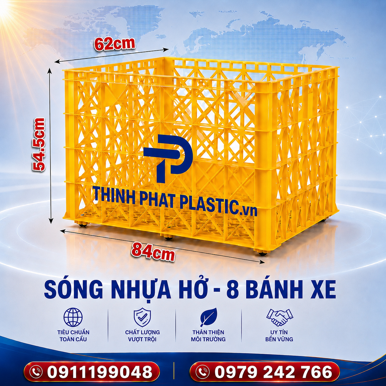 Sóng nhựa hở 2T5 - Ảnh 4