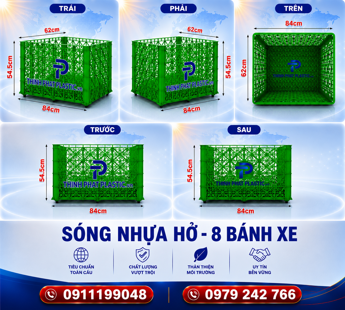 Sóng nhựa hở 2T5 - Ảnh 7
