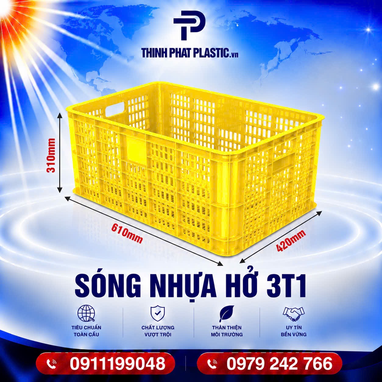 Sóng nhựa hở 3T1 - Ảnh 4