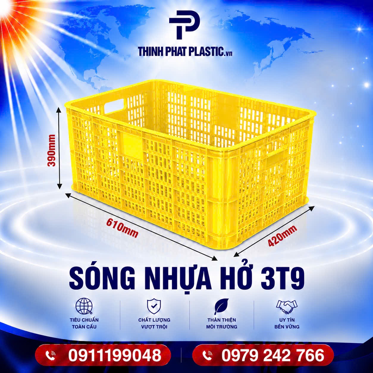 Sóng nhựa hở 3T9 - Ảnh 4