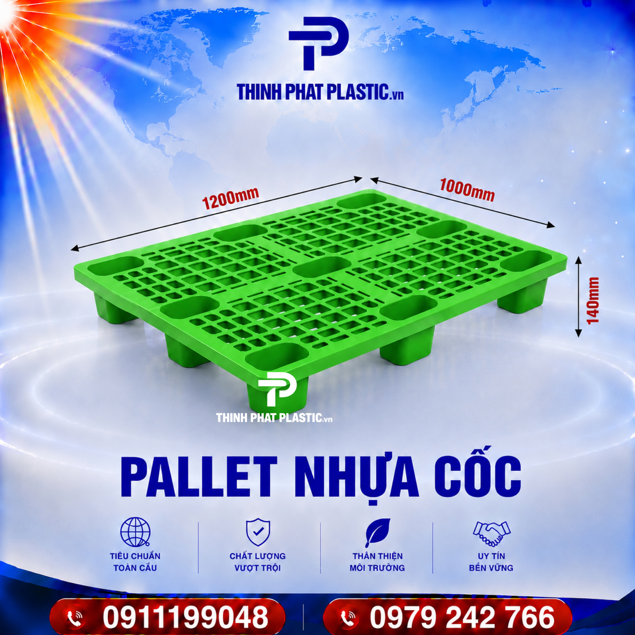 Pallet Nhựa Cốc - Ảnh 4